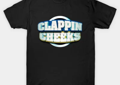 Clappin Cheeks Retro Design T-shirt